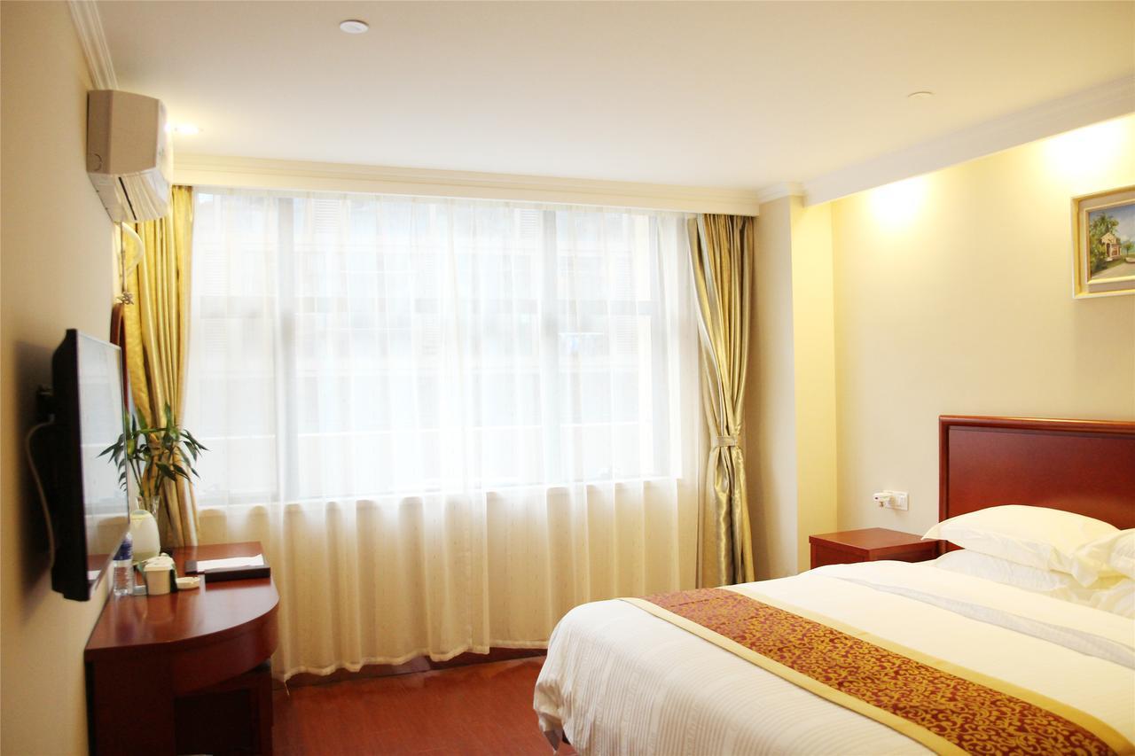Greentree Inn Zhejiang Taizhou Tiantai Bus Station Express Hotel Dış mekan fotoğraf