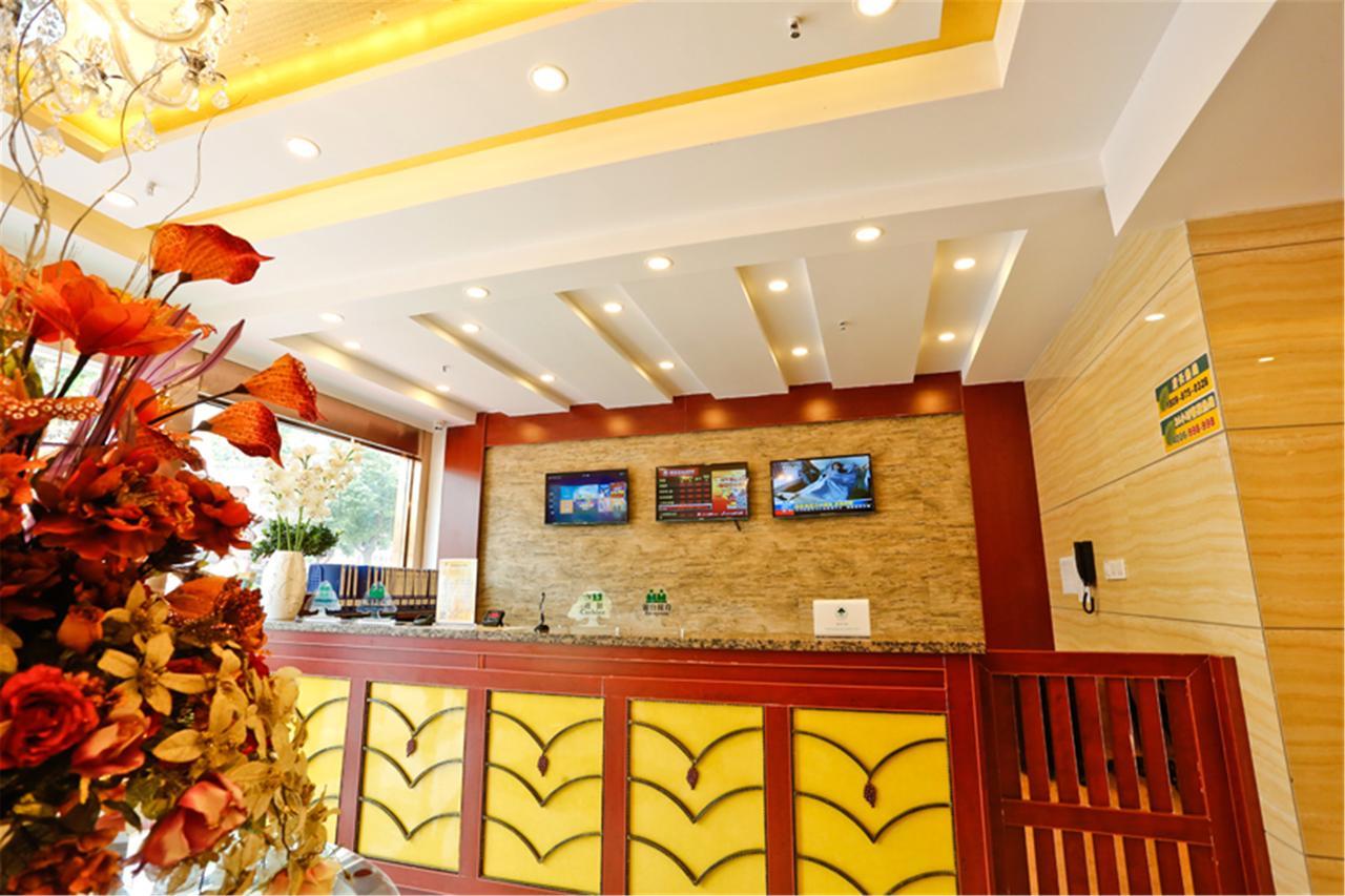 Greentree Inn Zhejiang Taizhou Tiantai Bus Station Express Hotel Dış mekan fotoğraf